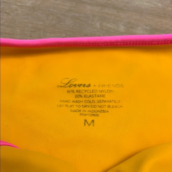 Vibrant Yellow and Pink Bikini Set - Picture 2 of 3